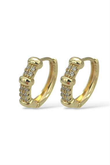 Xuping Renk Atmaz Taşlı Halka Küpe