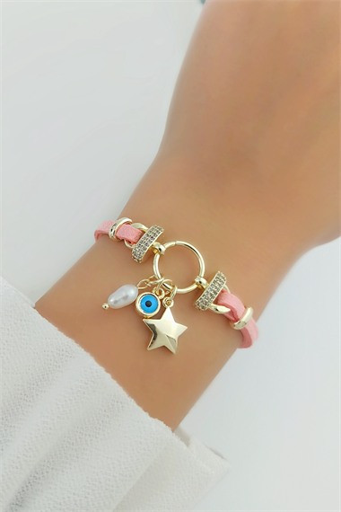 Yıldız Deri Bileklik TrBilek70156