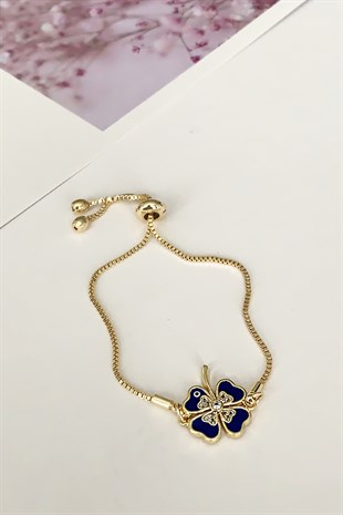 Yonca Figür Asansörlü Bileklik TrBilek7530 B32753