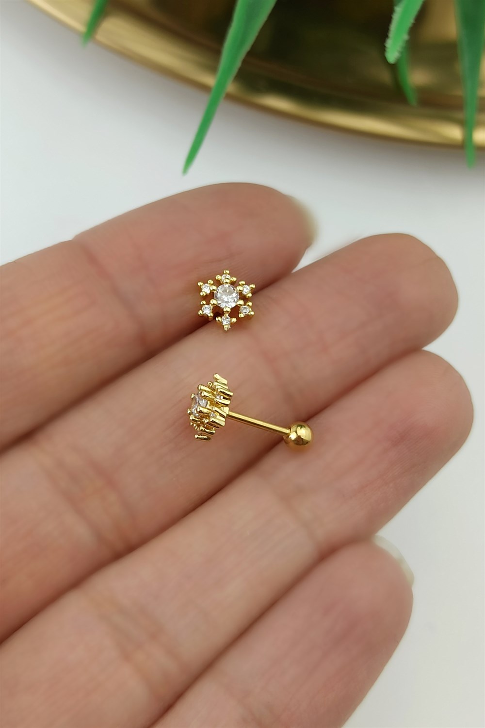 316 Cerrahi Çelik Küçük Kartanesi Piercing TrPiercing0128