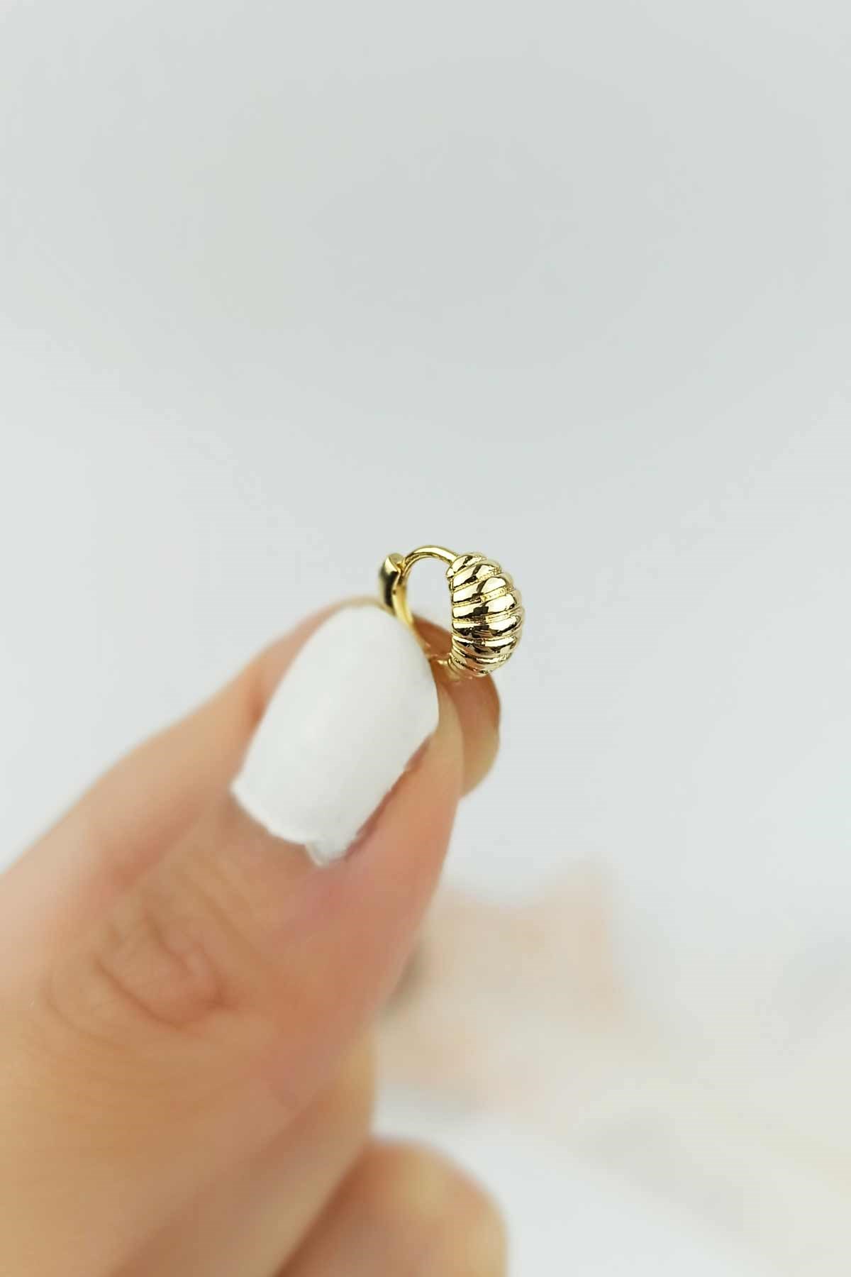 316 L Cerrahi Çelik Lazer Kesim Bombeli Halka Piercing TrPiercing057 Pier32003