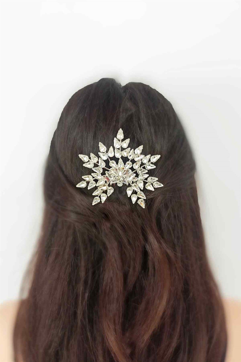 Abiye Tarak Toka Damla Taş Çiçek Model TrToka9792