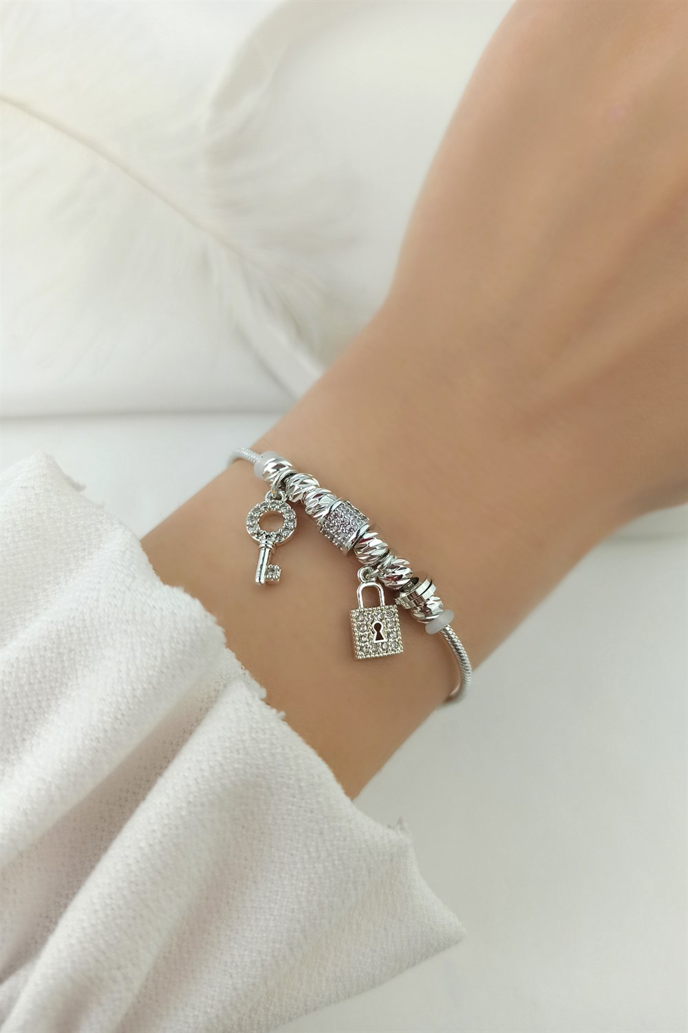 Anahtar Kilit Dorika Bileklik TrBilek7884