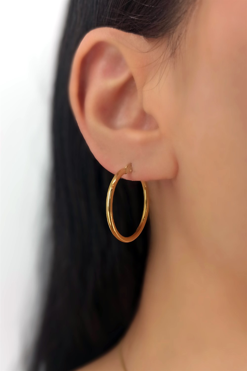 Çelik 20 mm Halka Küpe TrKüpe34427