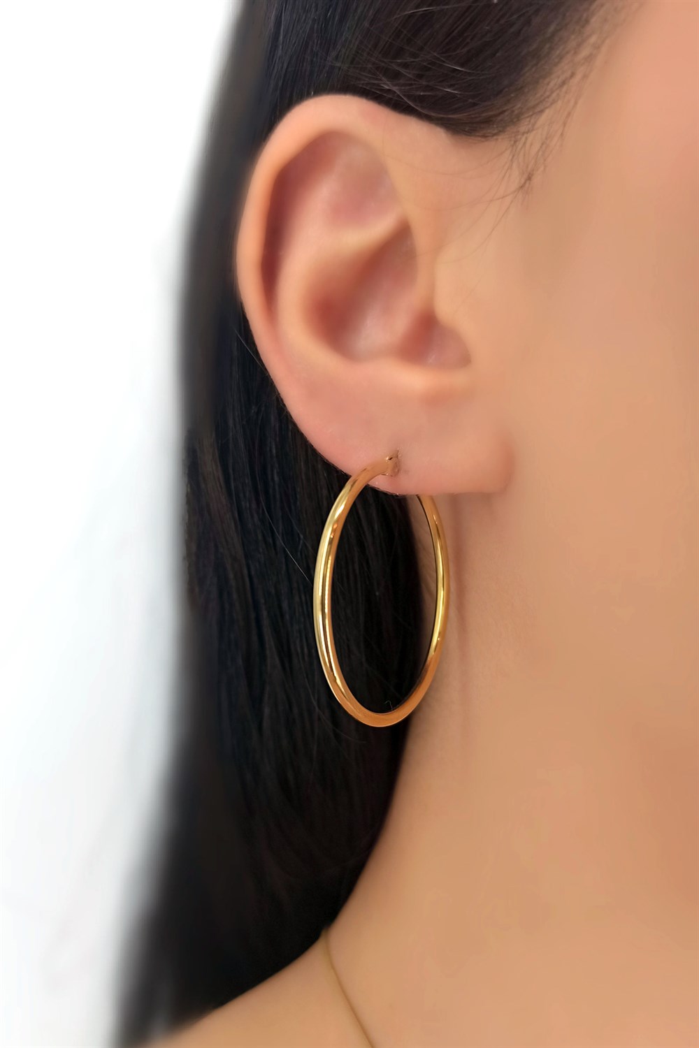 Çelik 30 mm Halka Küpe TrKüpe34428