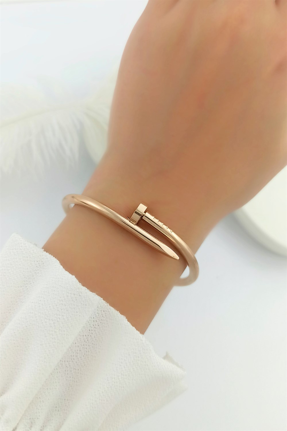 Çelik Çivi Kelepçe Bileklik TrBilek70142