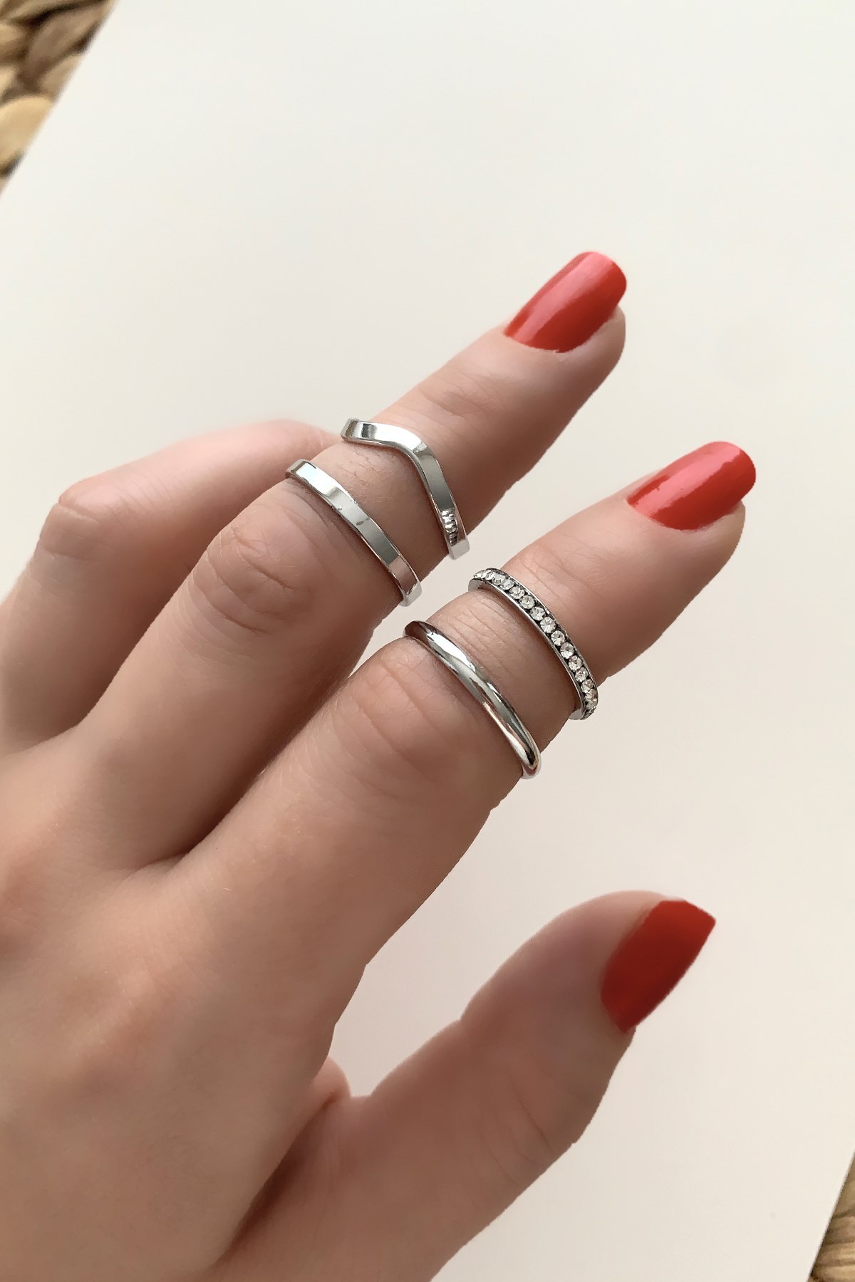 Eklem Yüzük-Küpe Kombin TrYüzük1145 B31753