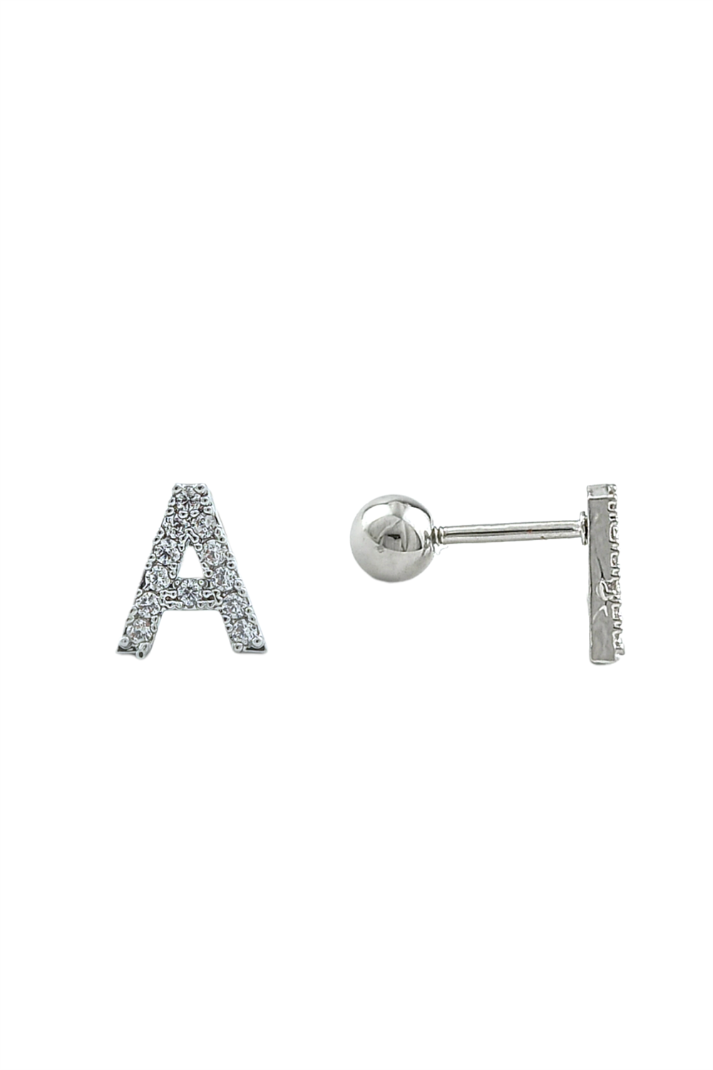 Gümüş Renk Harf Piercing - A HarfPiercing