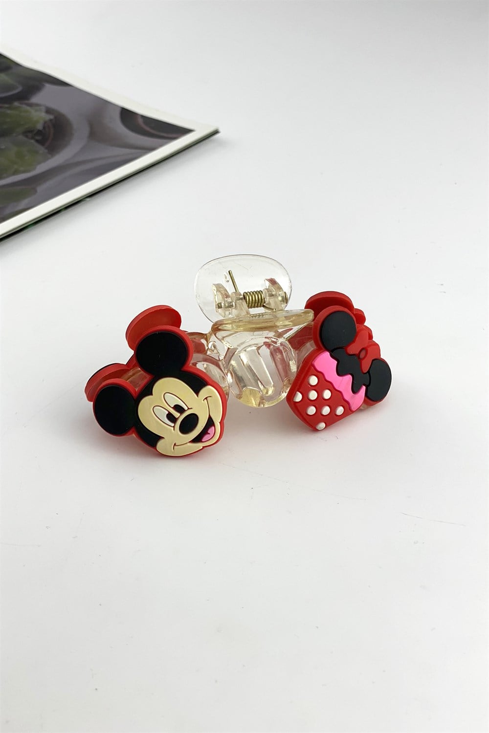 Kırmızı Minnie Mouse Mandal Toka TrToka9745