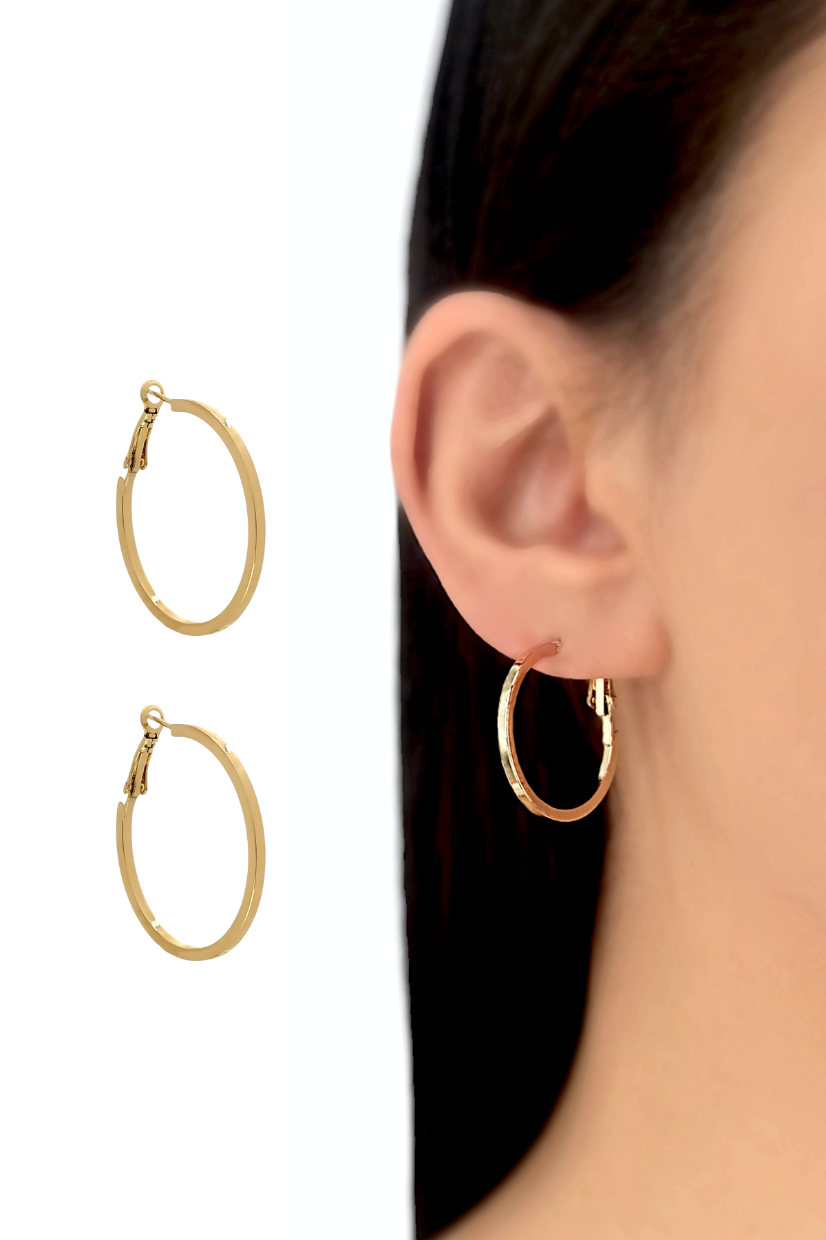 Premium 20 mm Kare Kesim Küpe