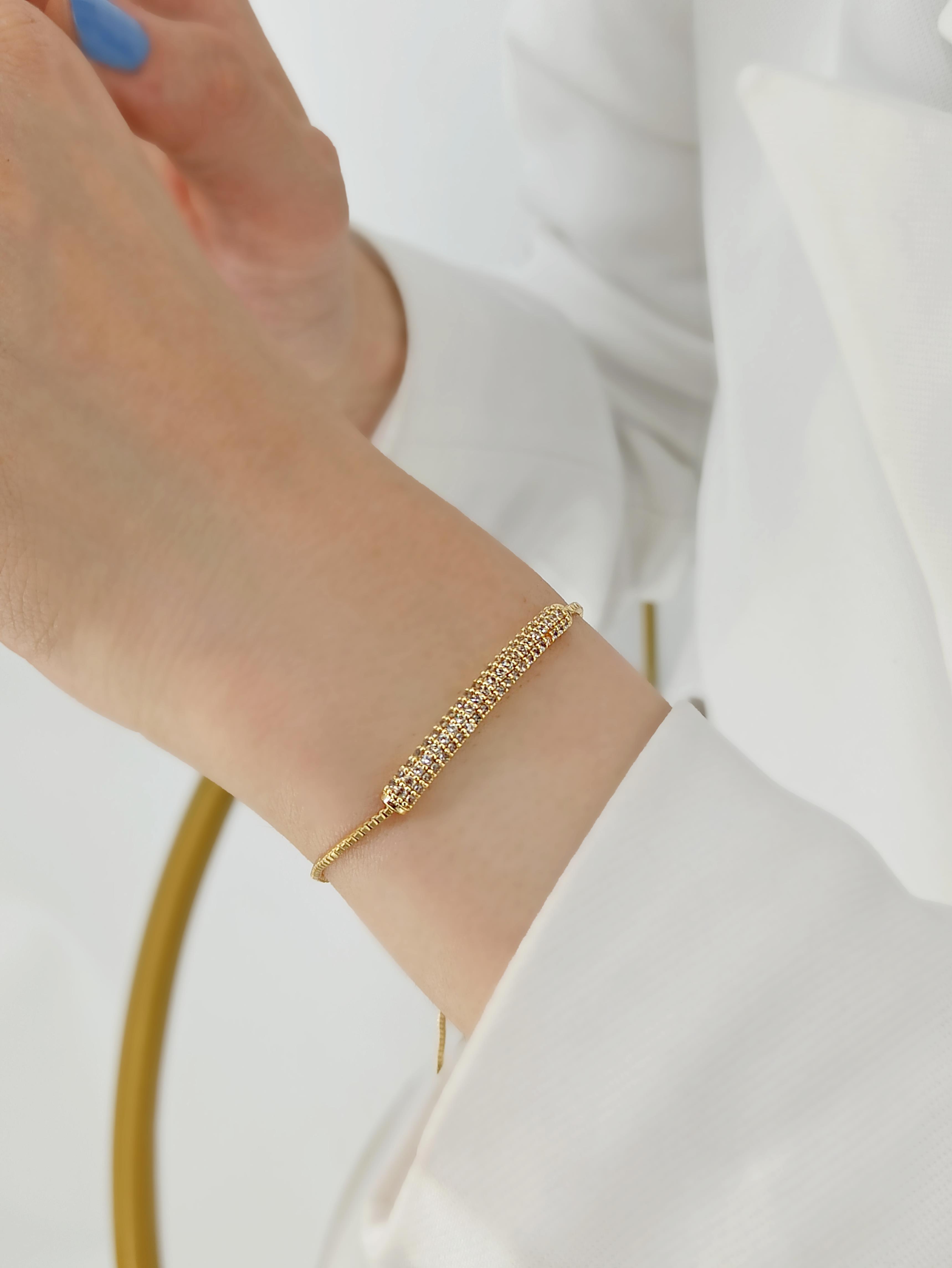 Premium Asansörlü Taşlı Bileklik