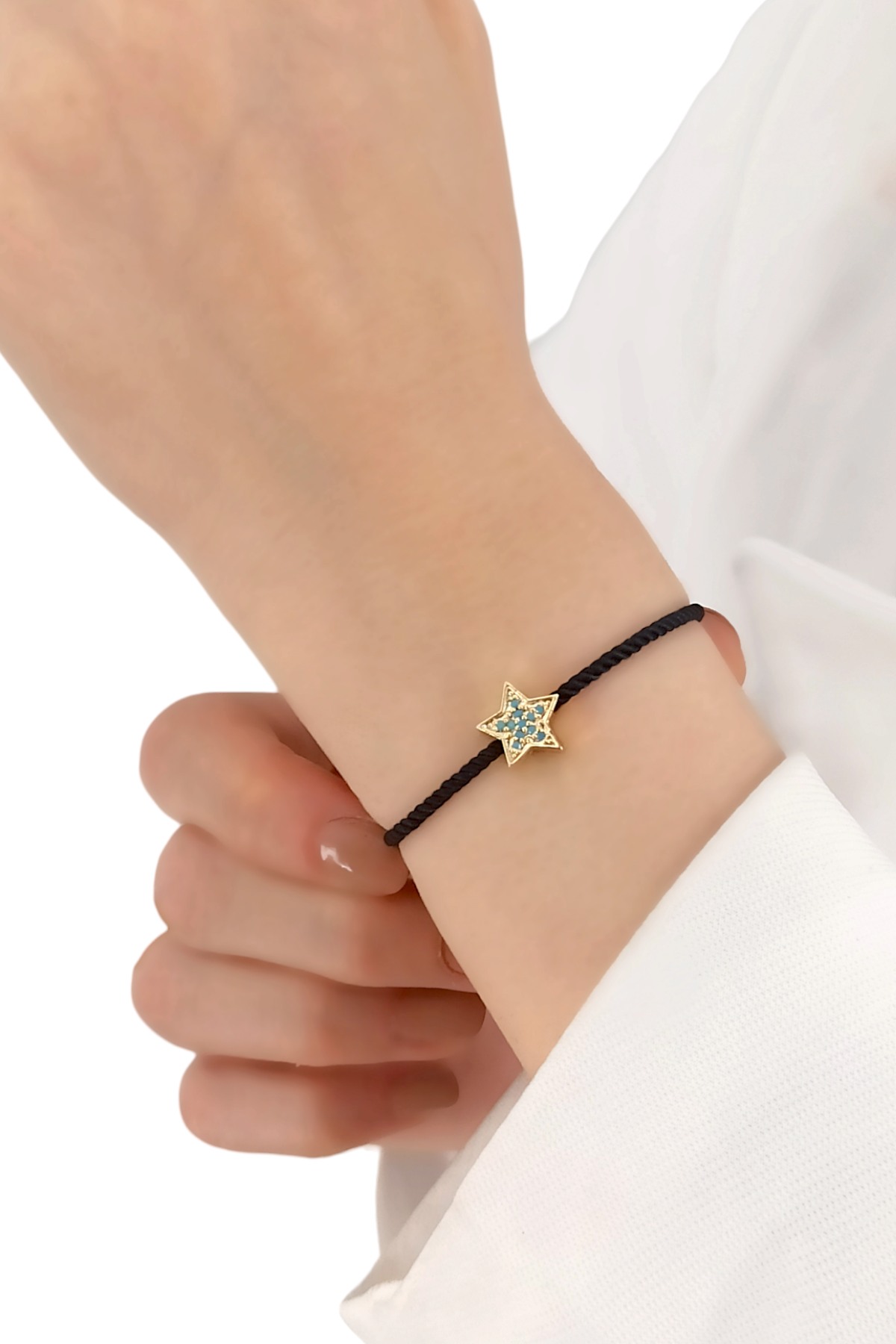 Premium Asansörlü Yıldız İp Bileklik