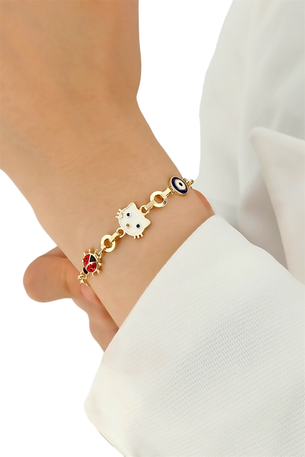 Premium Hello Kity Figür Bileklik