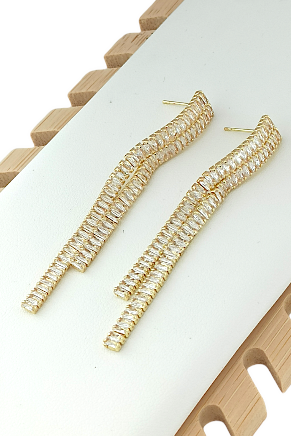 Premium İnce Baget Su Yolu Küpe