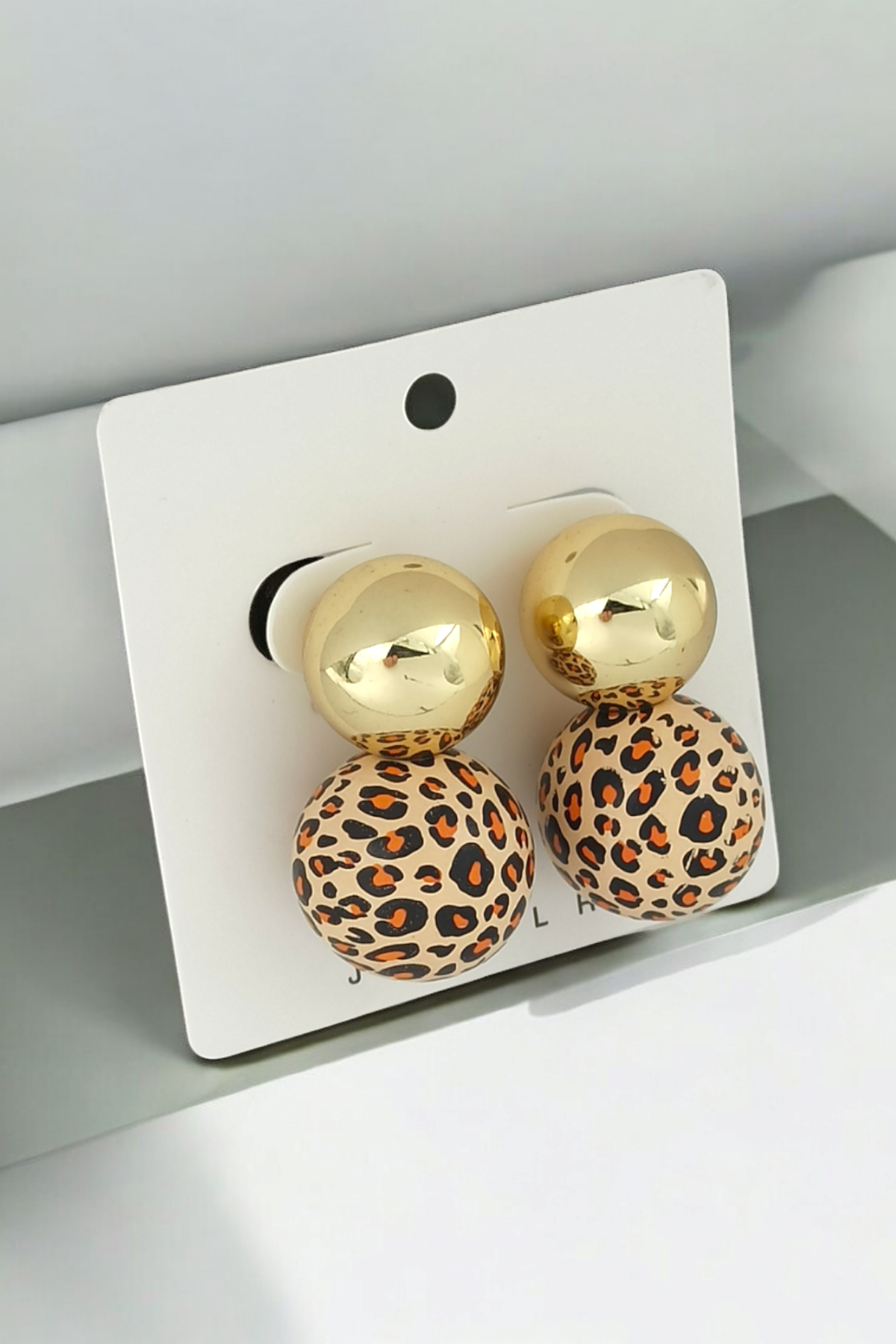 Premium Leopar Desenli Plaka Kpe