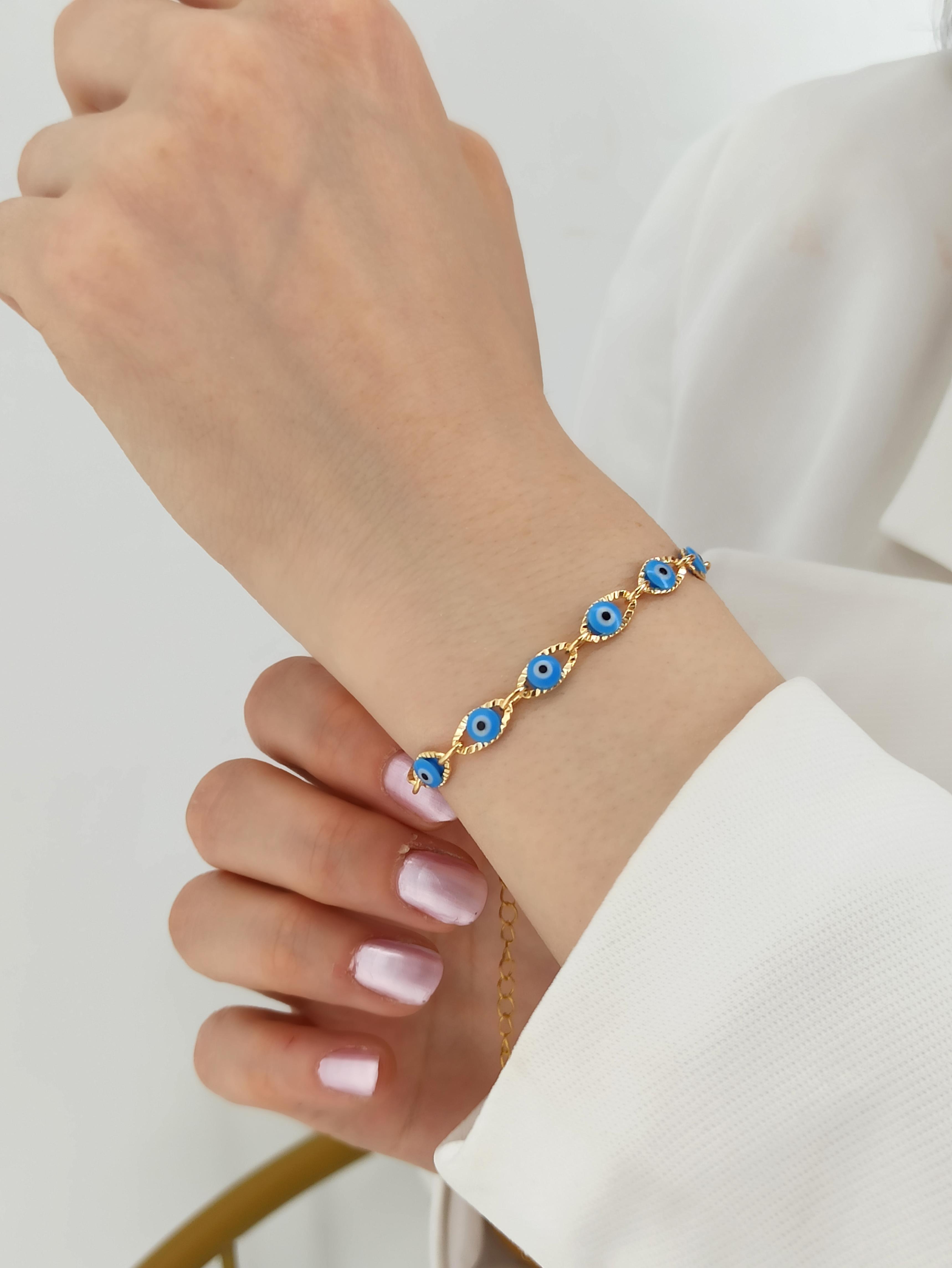 Premium Sıralı Nazar Boncuk Bileklik