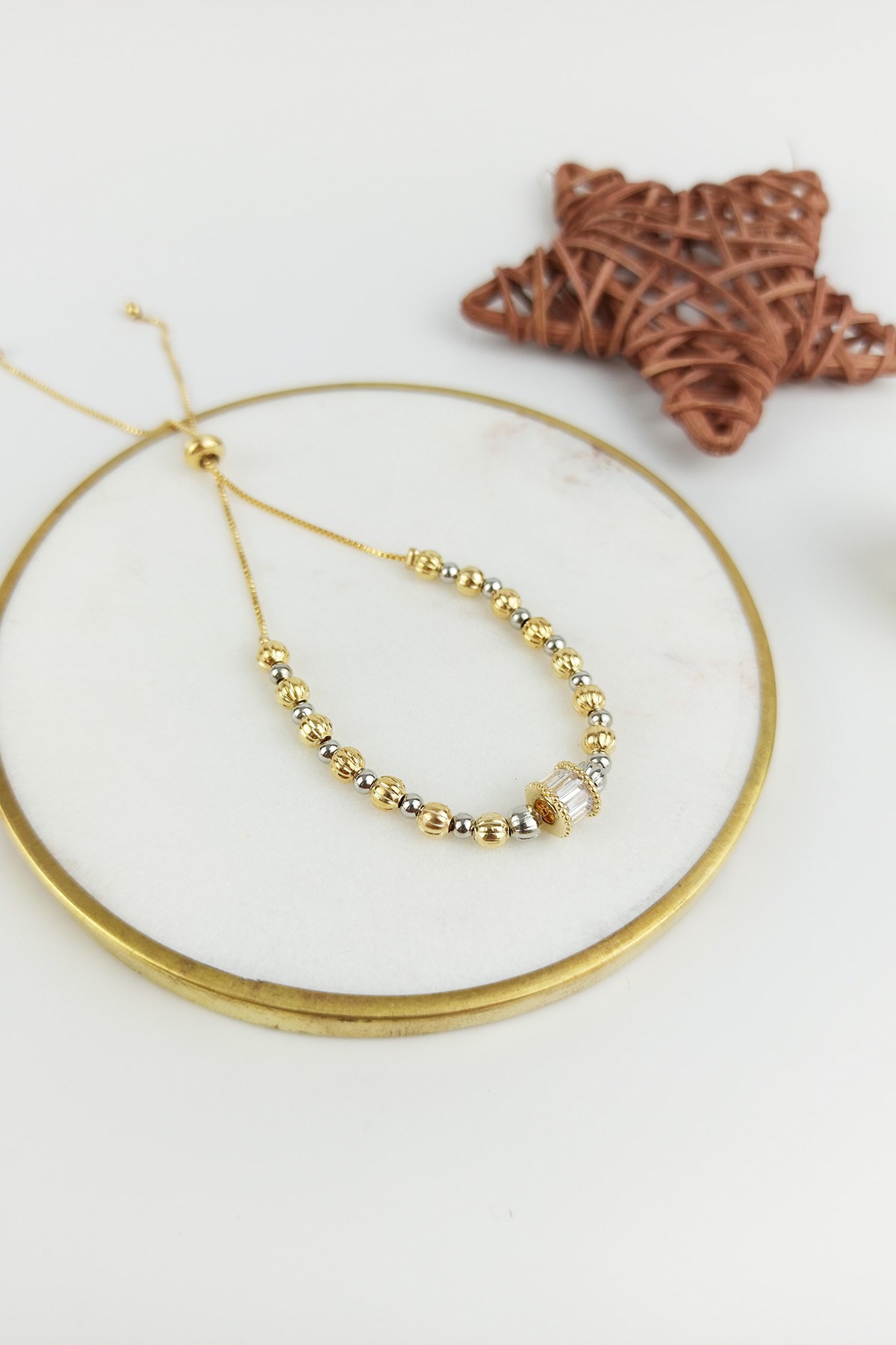 Taşlı Asansörlü Dorika Bileklik B400