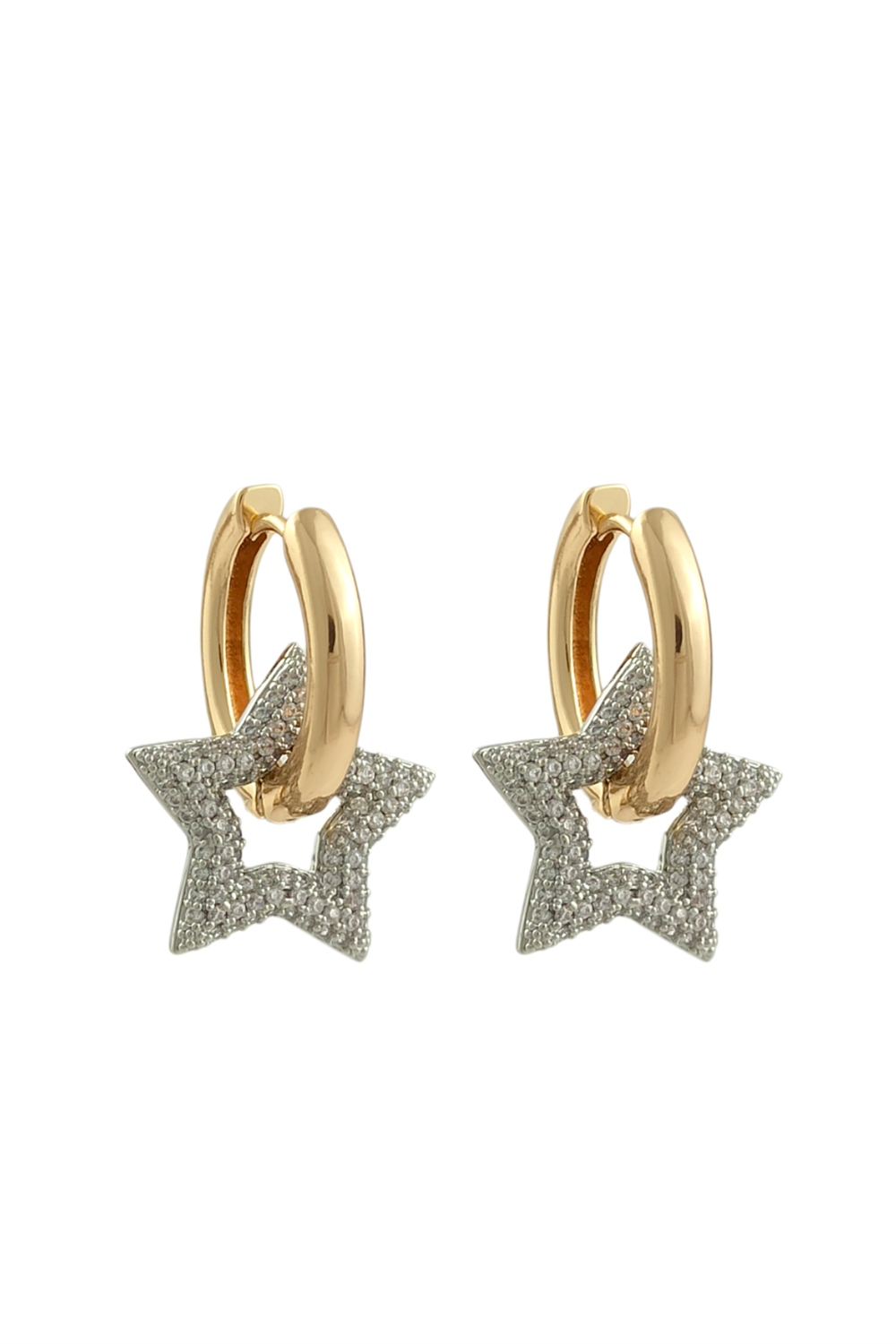 Taşlı Yıldız Küpe TrKüpe35201