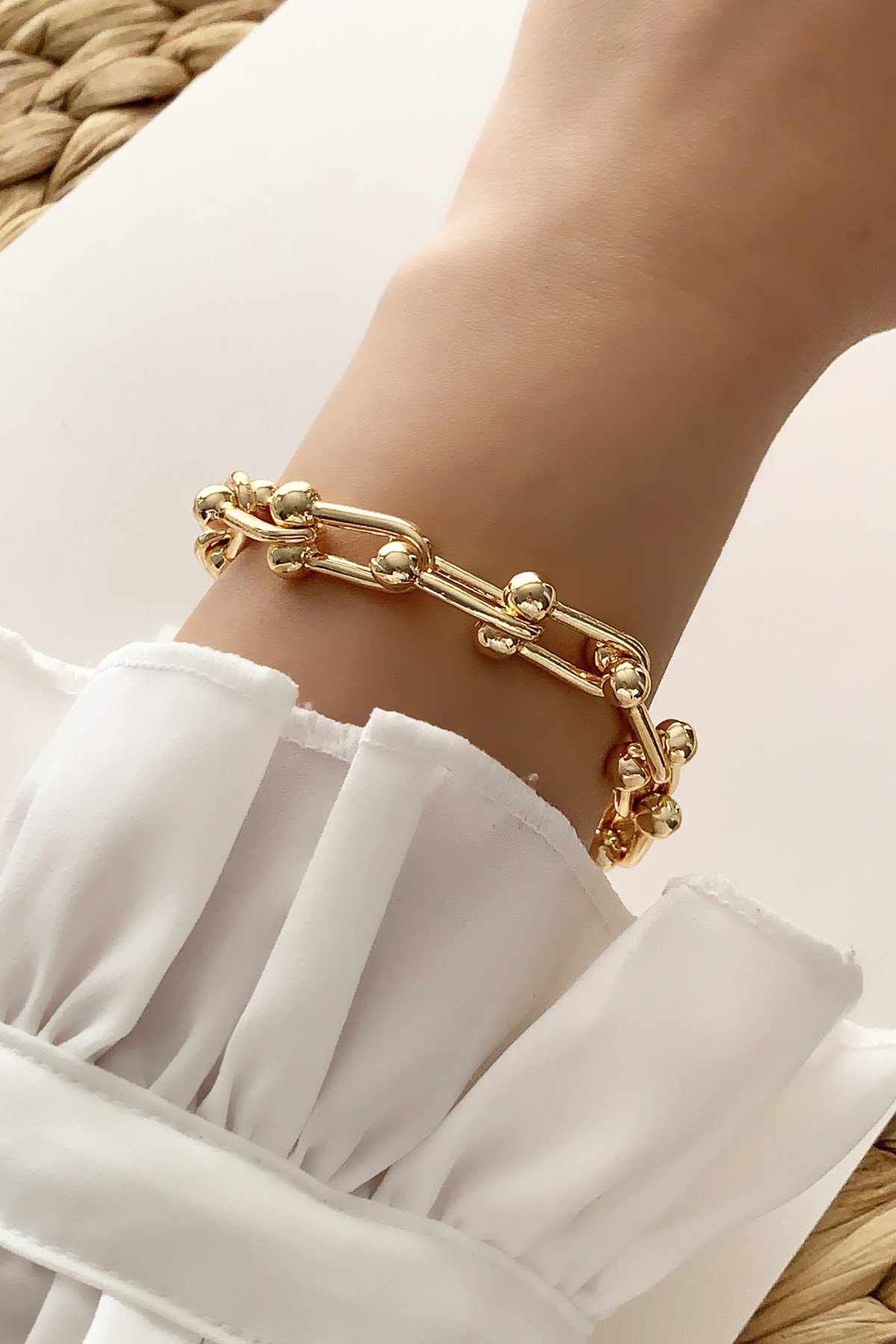 Üç Boyutlu Zincir Bileklik TrBilek7592 B33003