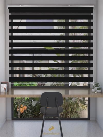 Siyah Bambu Zebra Yüksek Kalite Metal Kasa 