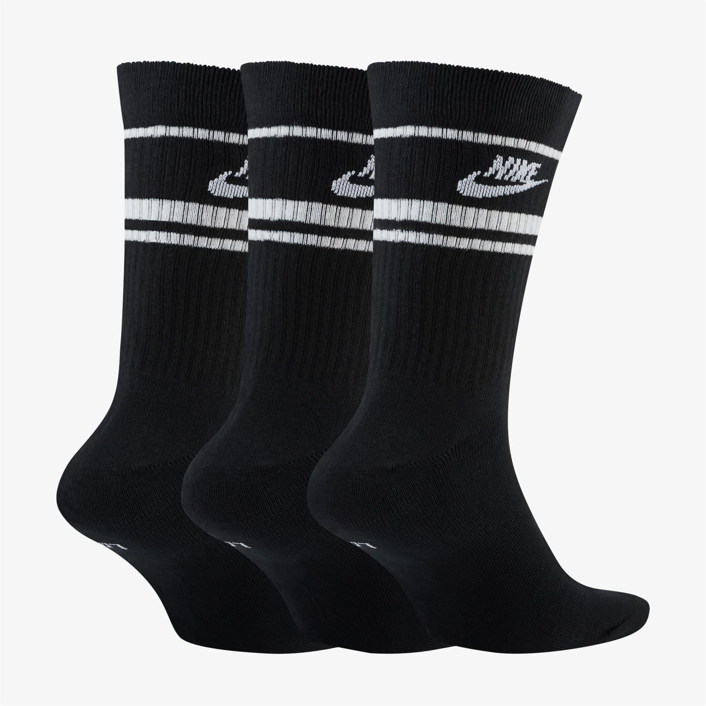 NIKE U NK Crew Sportwear Essential Stripe Çorap