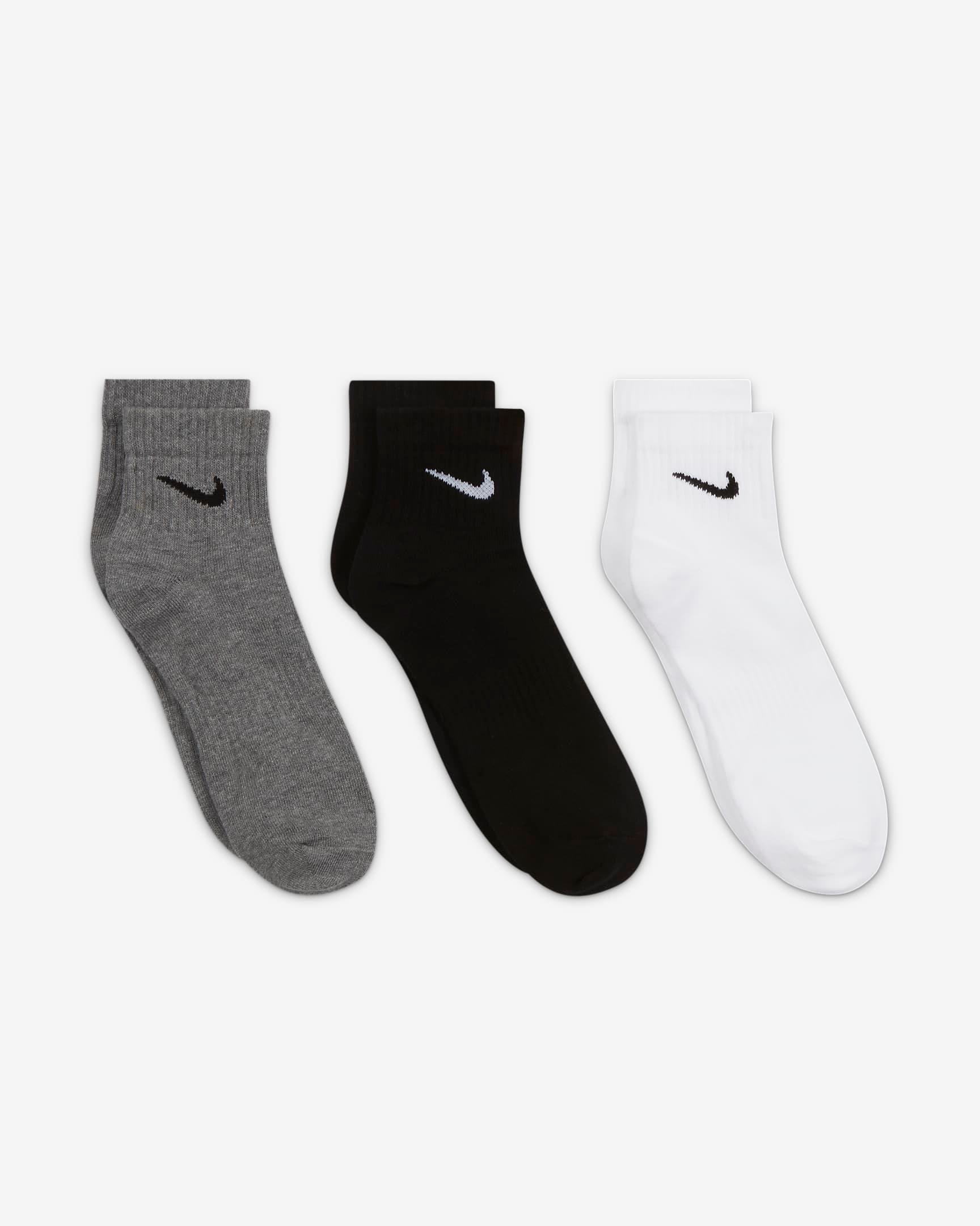 NIKE Everyday Lightweight Training Ankle 3lü Çorap