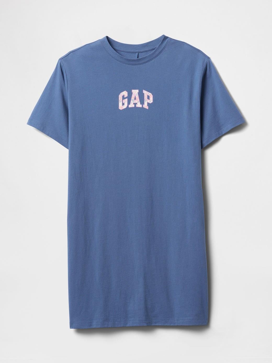 GAP V-FRCH Logo TEE Dress Kadın Elbise