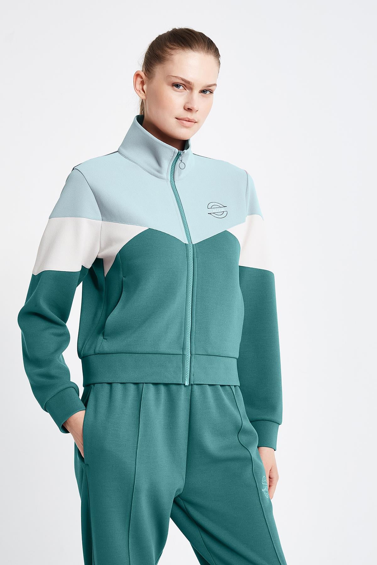 LESCON 24N-2131 Kadın Fermuarlı Üst