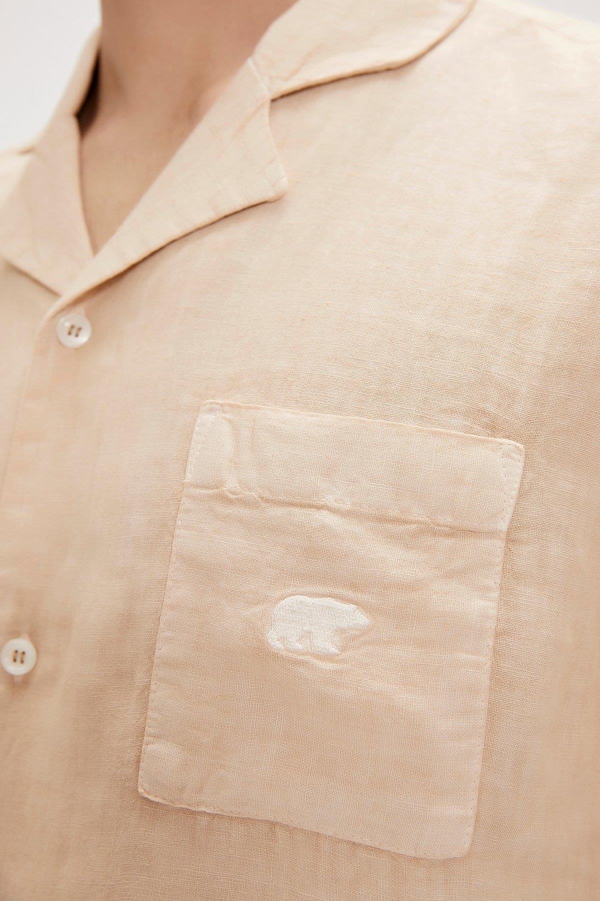 BAD BEAR Lyne Kısa Kollu Erkek Gömlek