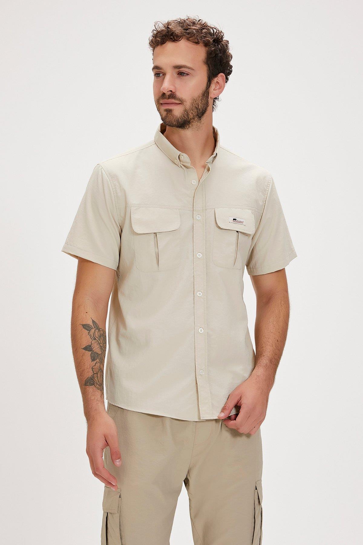 BAD BEAR Fernardo Kısa Kollu Erkek Gömlek