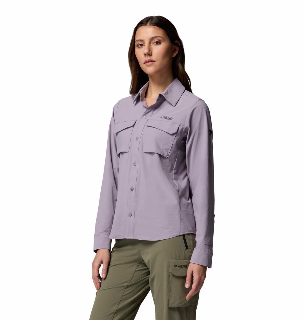 Silver Ridge Elite Woven Kadın Uzun Kollu Gömlek