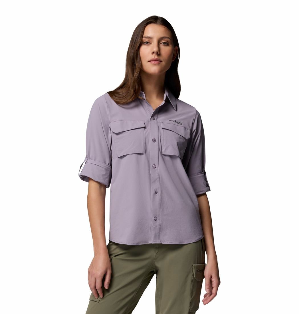 Silver Ridge Elite Woven Kadın Uzun Kollu Gömlek