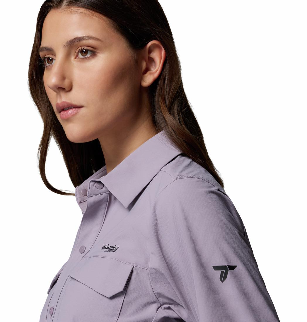 Silver Ridge Elite Woven Kadın Uzun Kollu Gömlek