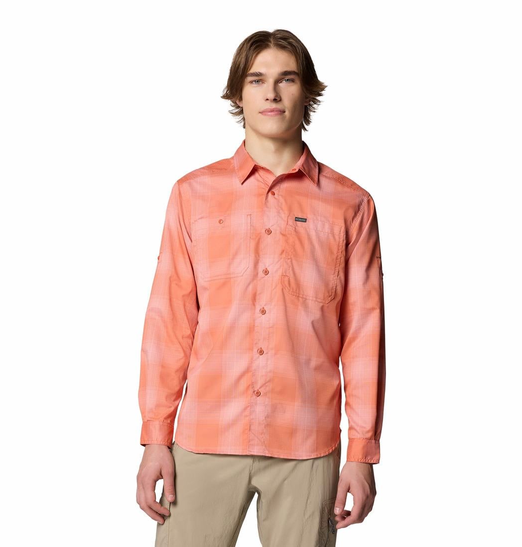 Silver Ridge Utility Lite Plaid Erkek Uzun Kollu Gömlek
