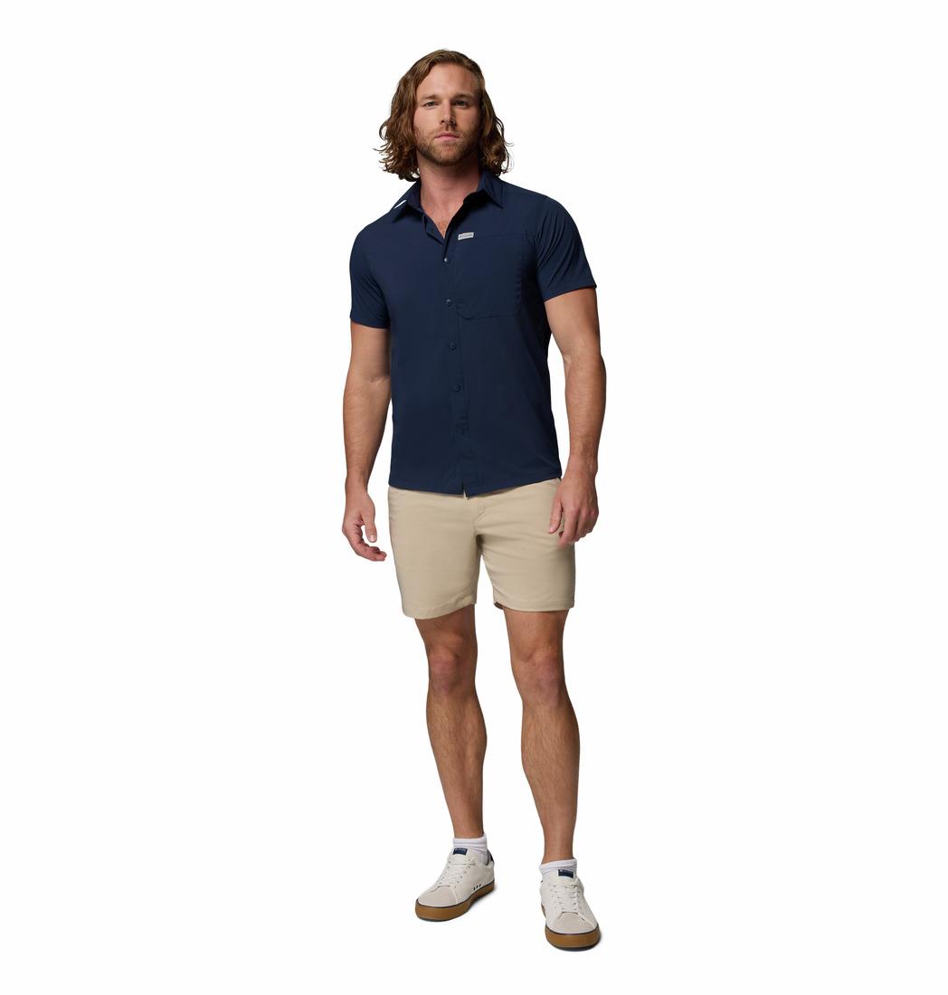 Sage Peak Woven Erkek Kısa Kollu Gömlek