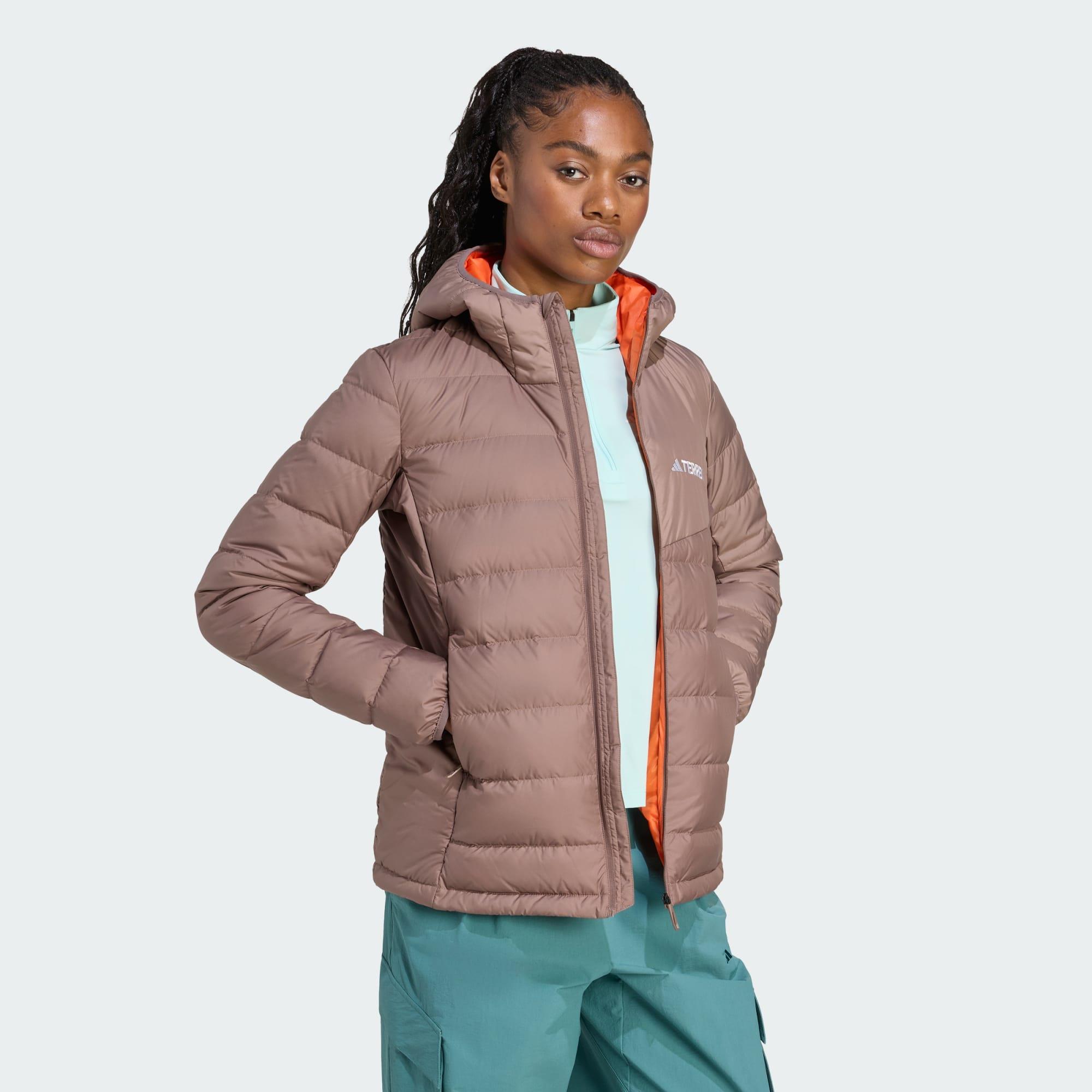adidas Terrex Multi Hafif Kuş Tüyü Dolgulu CLIMAWARM Kadın Kapüşonlu Mont