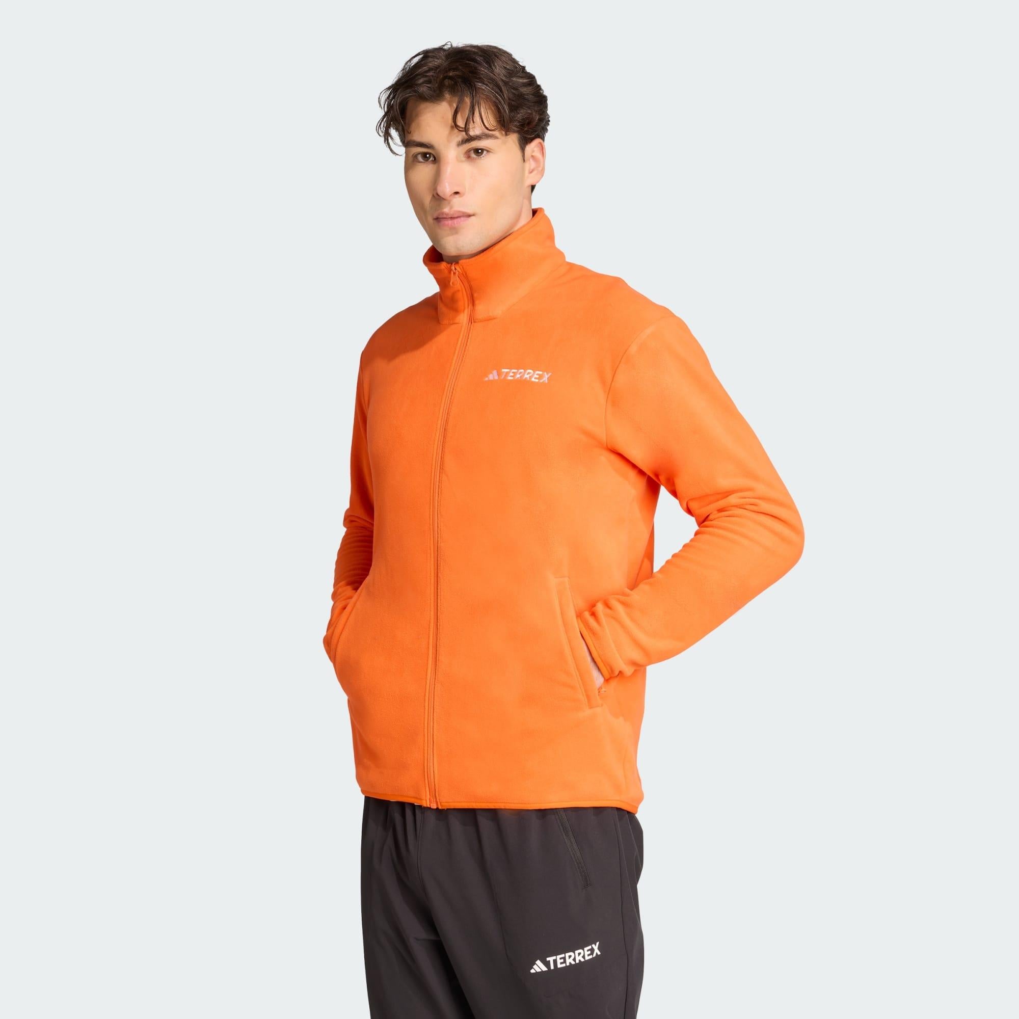 adidas Multi Essentials Fleece Erkek Tam Fermuarlı Üst