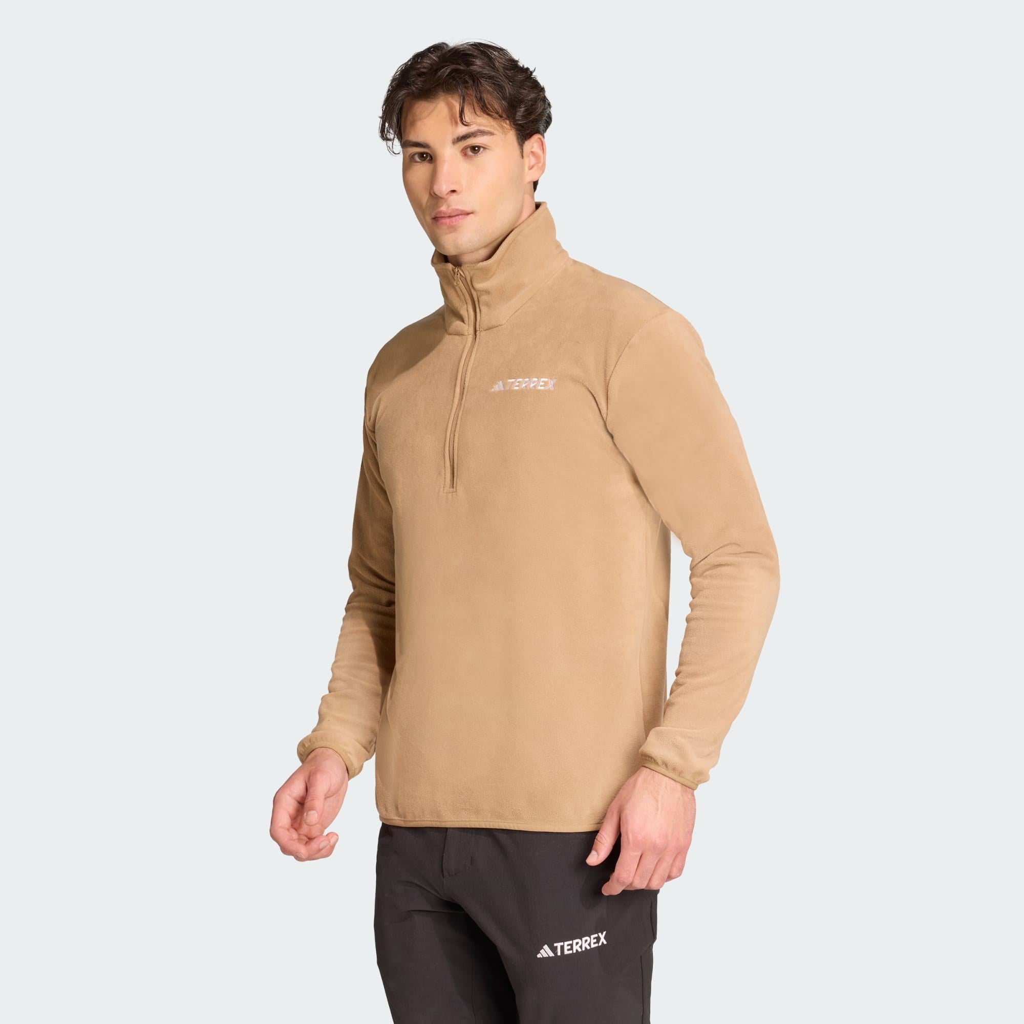 adidas Multi Essentials Fleece Erkek Yarım Fermuarlı Üst