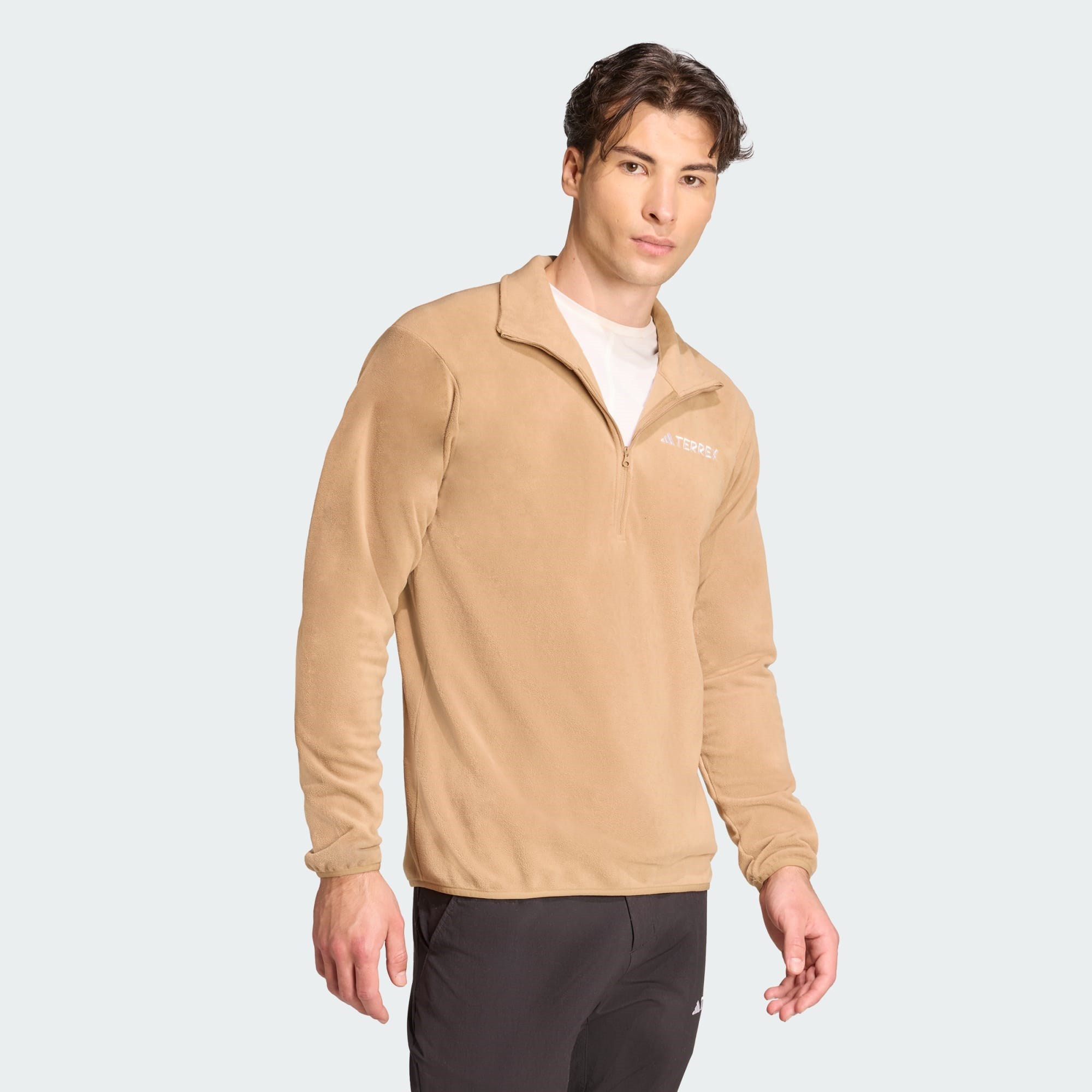adidas Multi Essentials Fleece Erkek Yarım Fermuarlı Üst