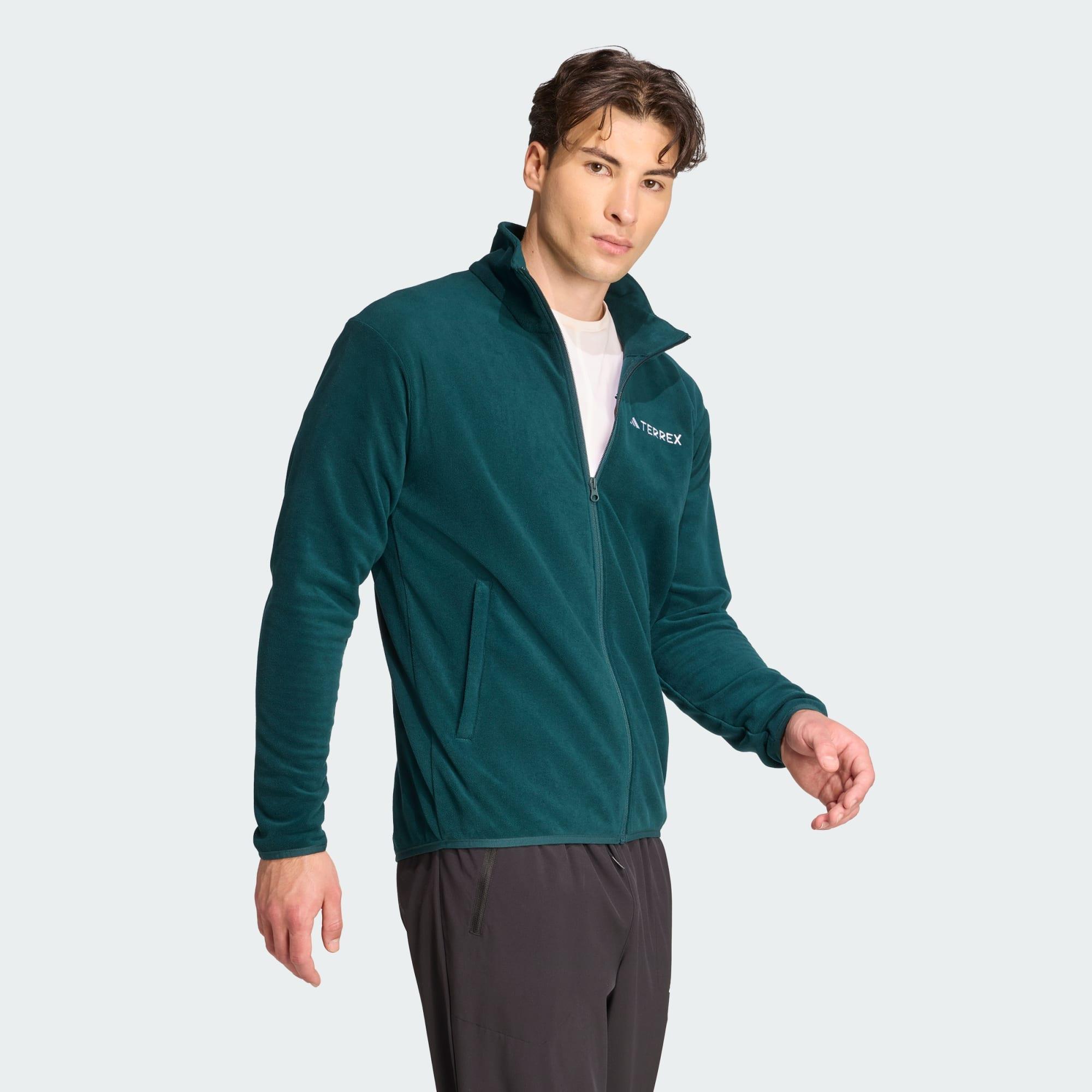 adidas Multi Essentials Fleece Erkek Tam Fermuarlı Üst
