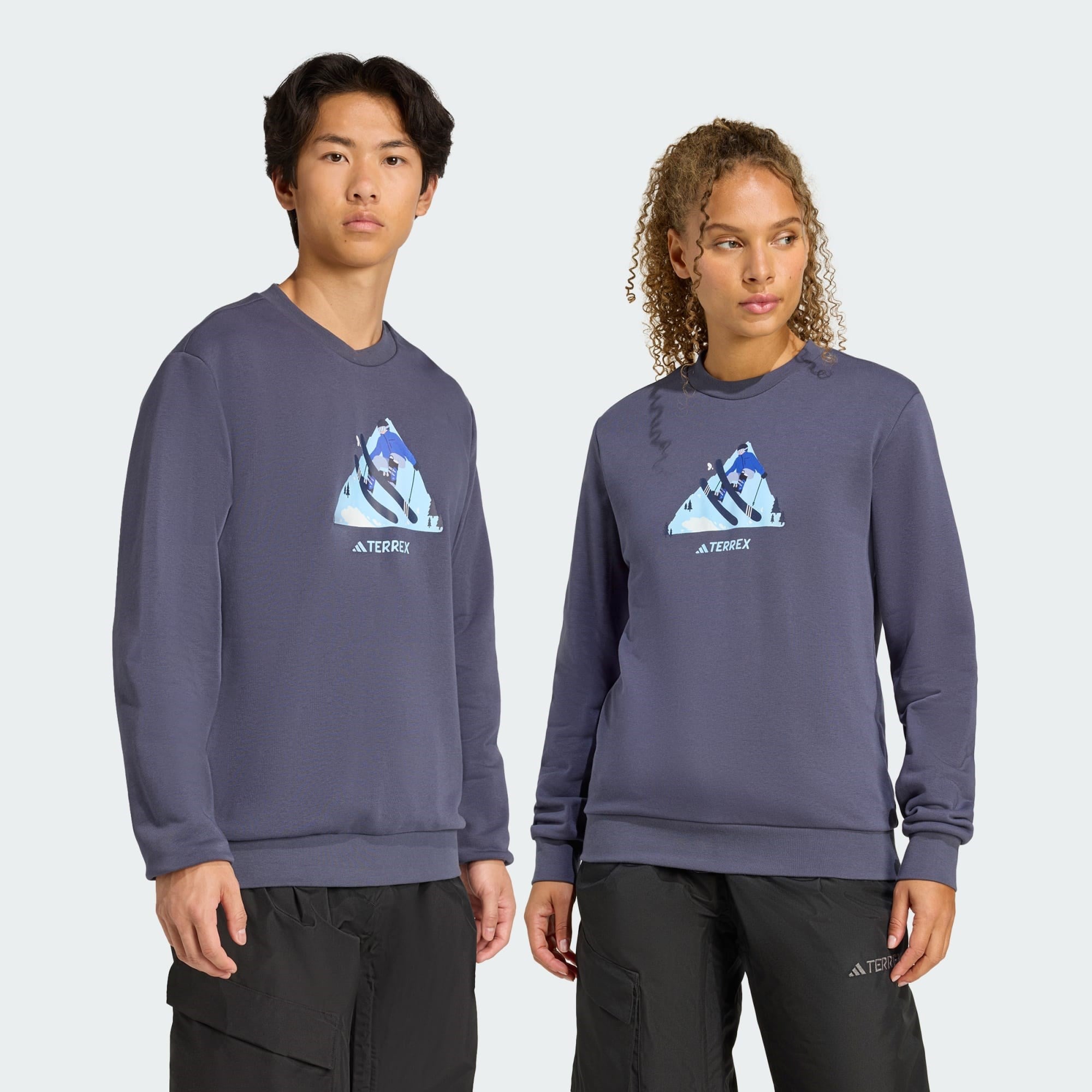 adidas Terrex Snow Graphic Crew Sweatshirt