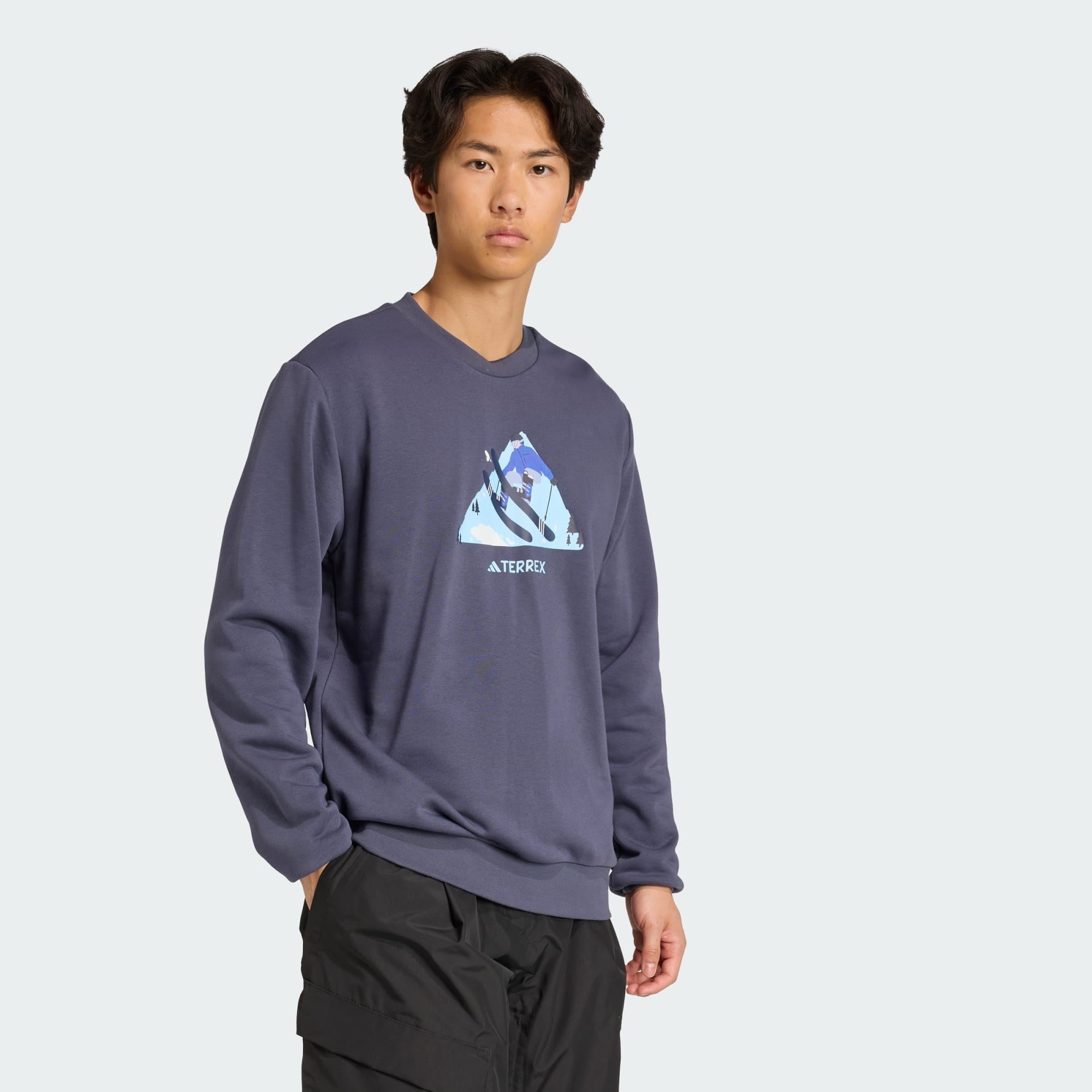adidas Terrex Snow Graphic Crew Sweatshirt