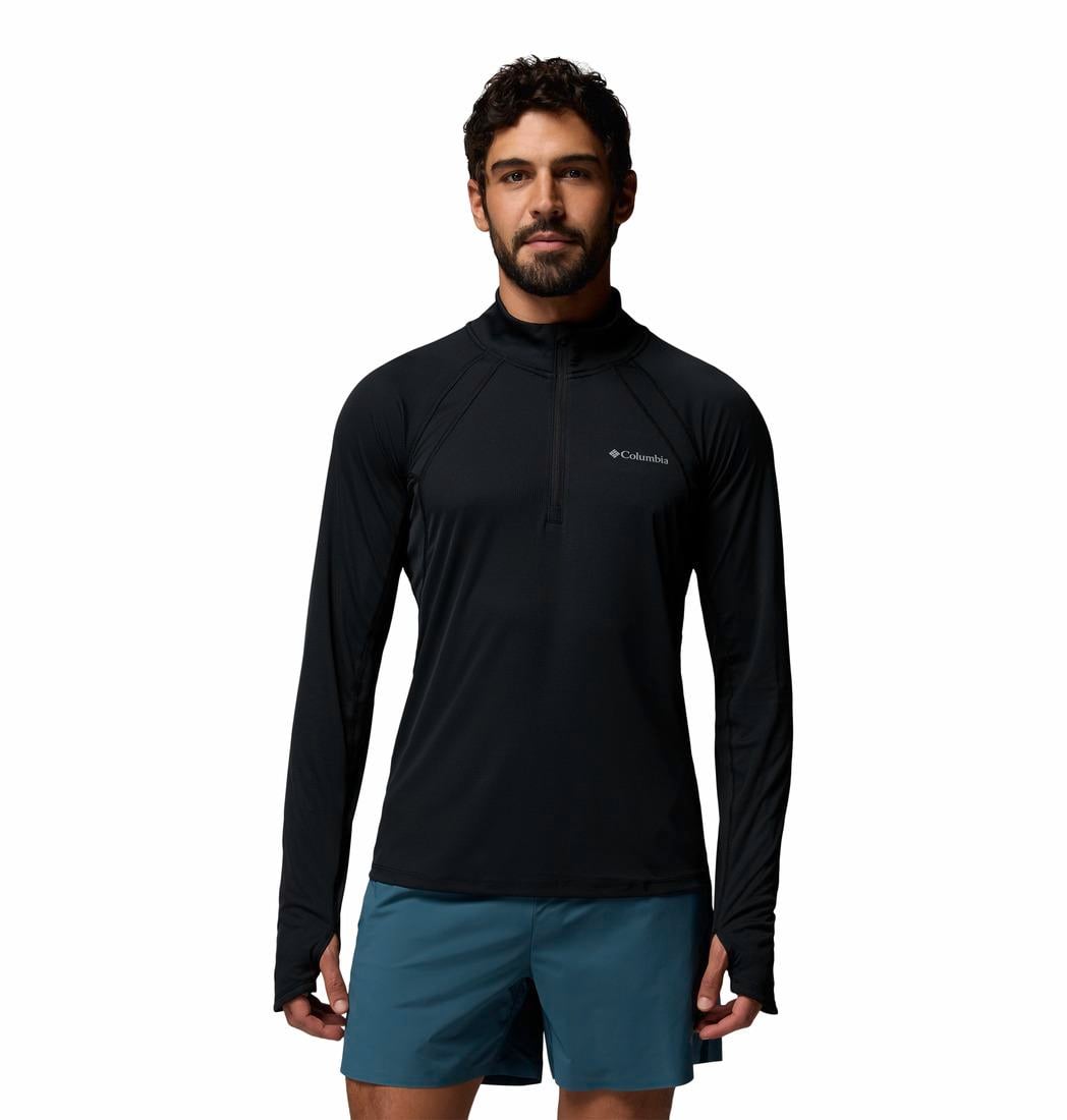 Stealth Spring Yarım Fermuarlı Erkek Teknik Uzun Kollu Tişört