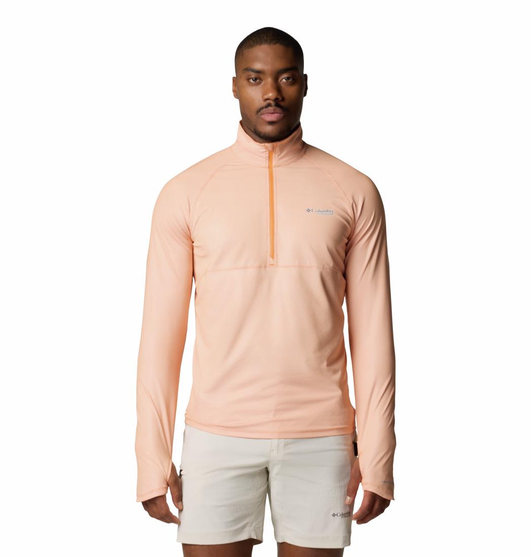 Summit Valley Half Zip Erkek Uzun Kollu Tişört