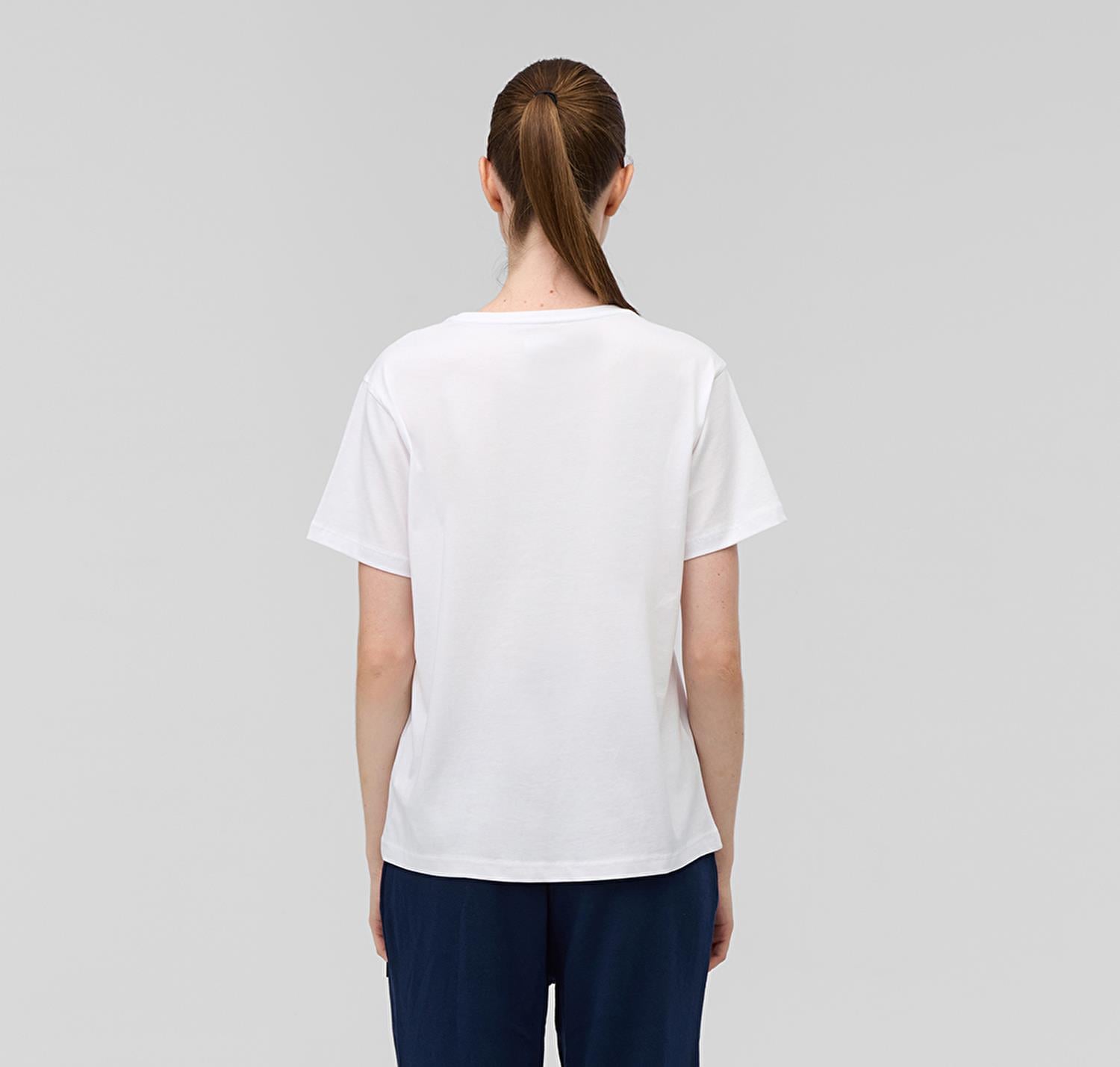 CSC Bar Split Graphic Kadın Kısa Kollu Tişört