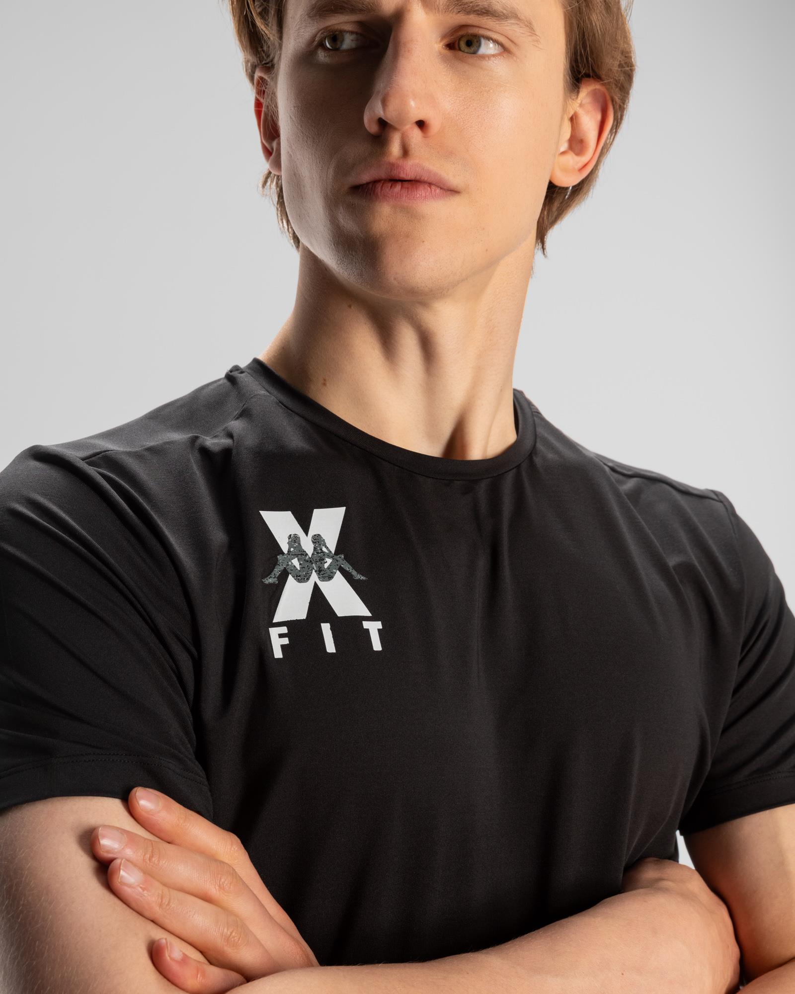 KAPPA Kombat Wkt Ello Xfit Erkek Regular Fit Tişört