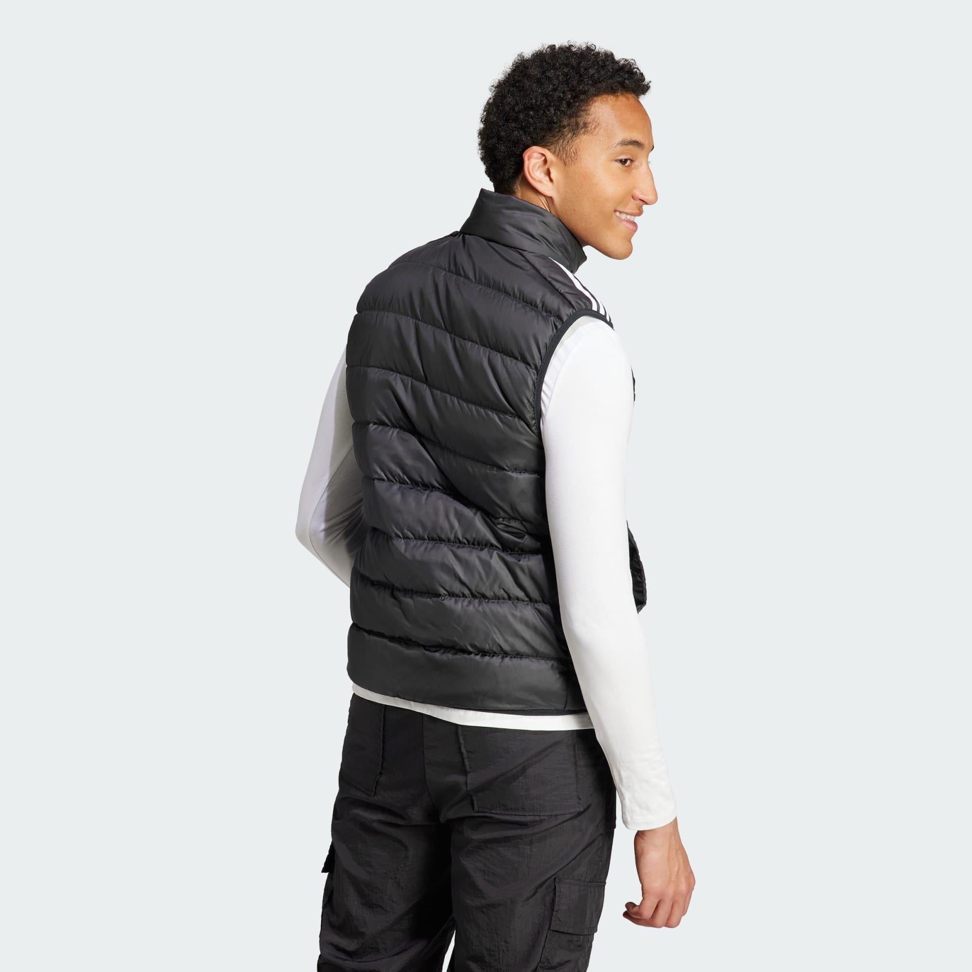 adidas Essentials 3-Stripes Light Down Erkek Yelek