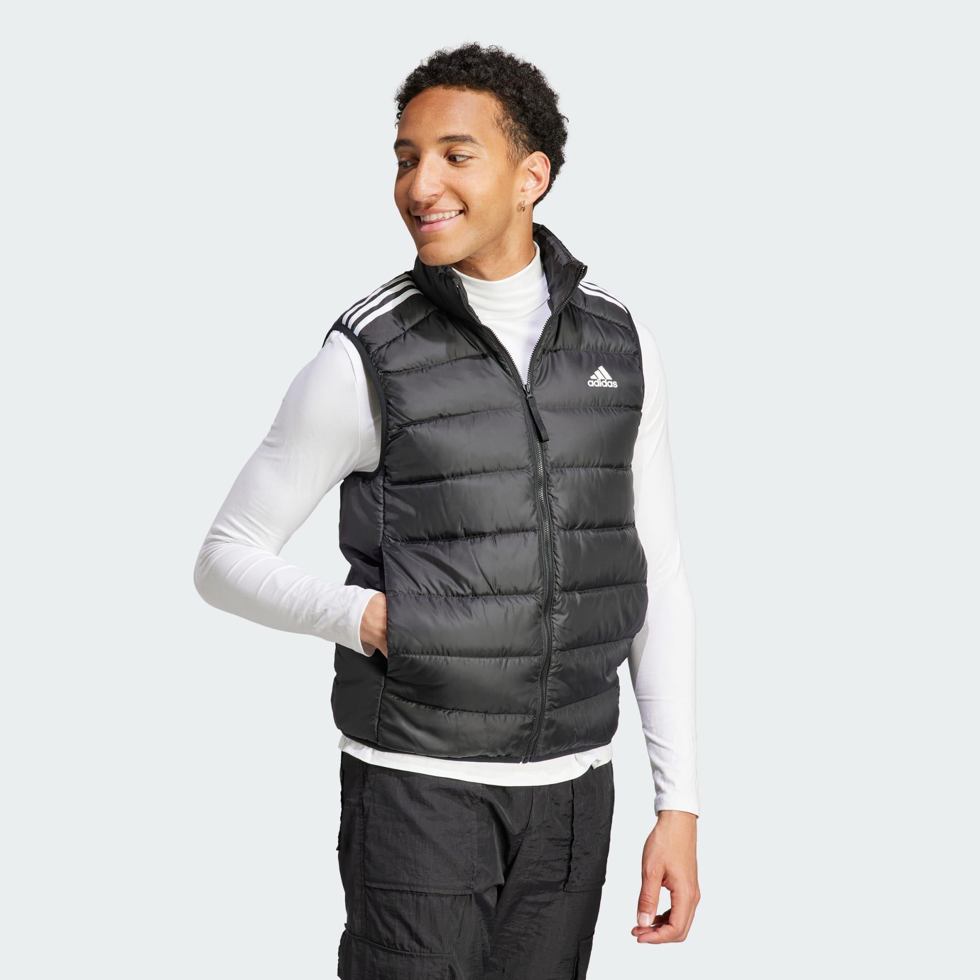 adidas Essentials 3-Stripes Light Down Erkek Yelek