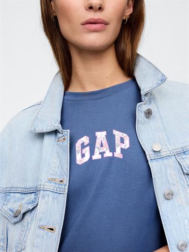GAP V-FRCH Logo TEE Dress Kadın Elbise