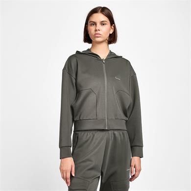 LESCON 25B-2046 Kadın Antrenman Fermuarlı Kapüşonlu Üst